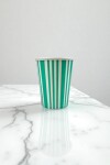 Vaso polipapel 8 oz VERDE LINES