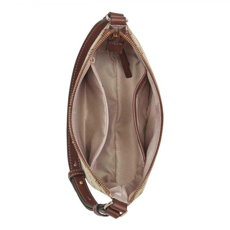 Shoulder Bag Anders Mocha Logo/mahogany