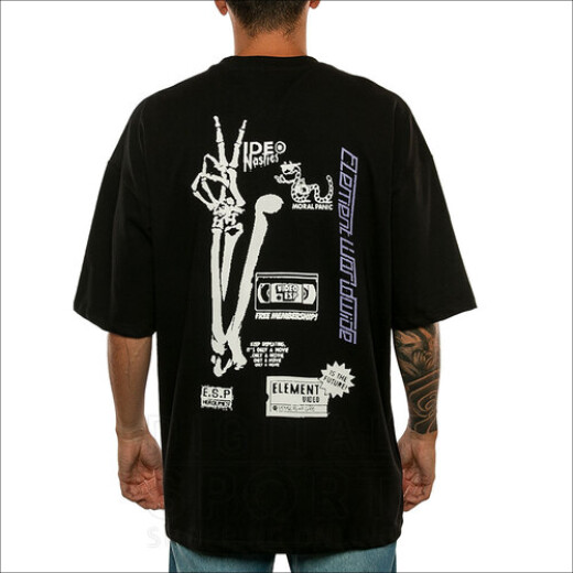 Remera Billabong Videonasties Og Tee - Negro Remera Billabong Videonasties Og Tee - Negro
