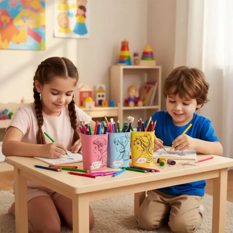 Pack x 4 Portalápices Infantiles Princesas Disney U
