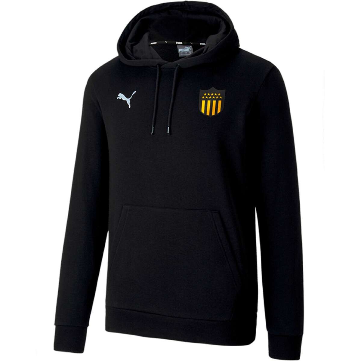 Abrigo Peñarol Teamgoal Casual Hoody Jr. de Niños - Negro 