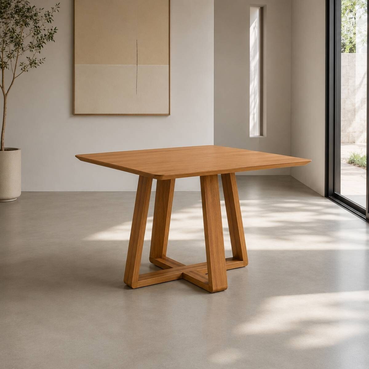 Mesa de Comedor Wood - 120 x90 - Canela 
