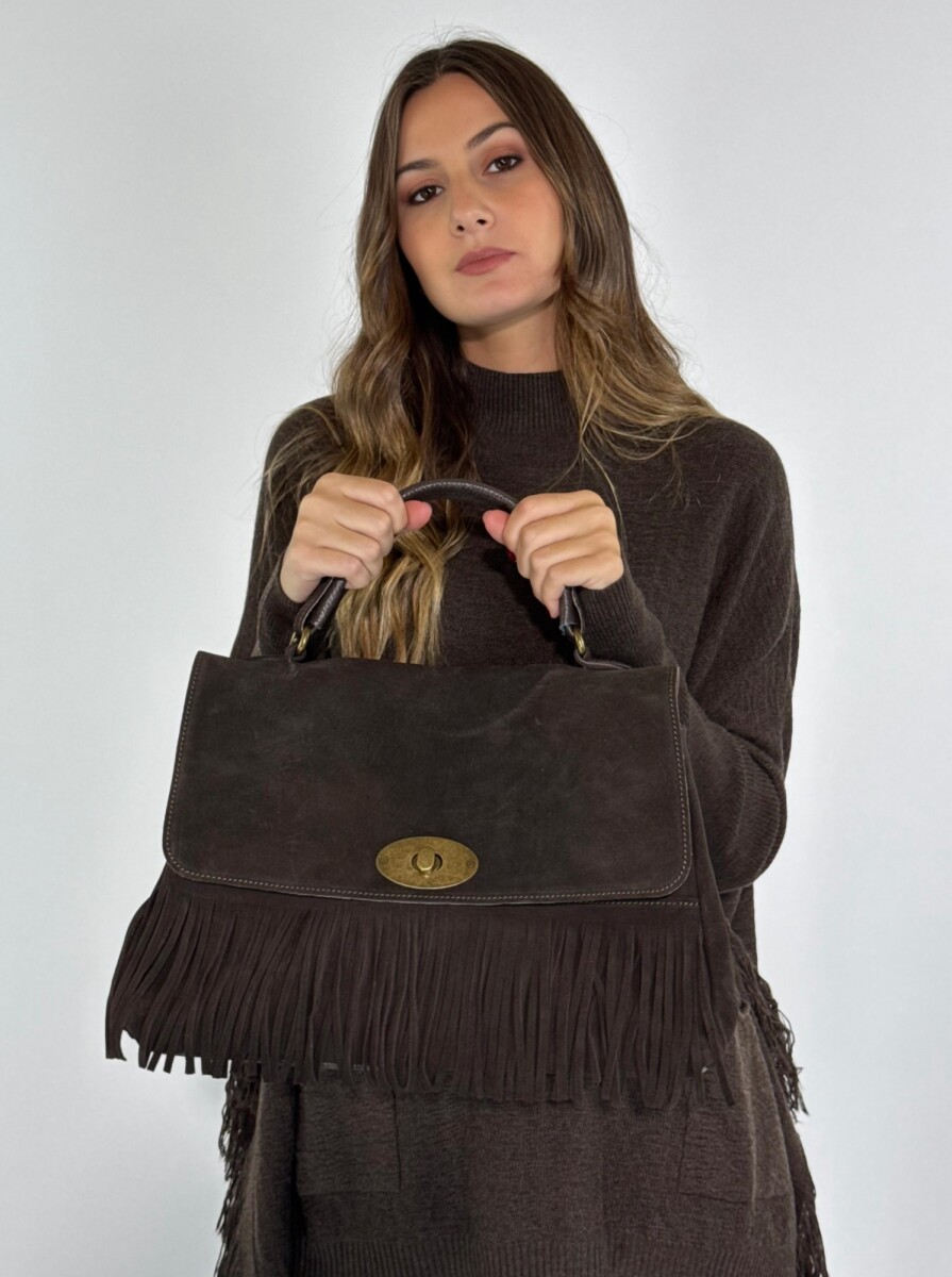 CARTERA CHER - CHOCOLATE 