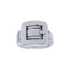 Anillo Hebilla-Plata 925 Inflada-Sin Piedra-AN3003 sinpiedra