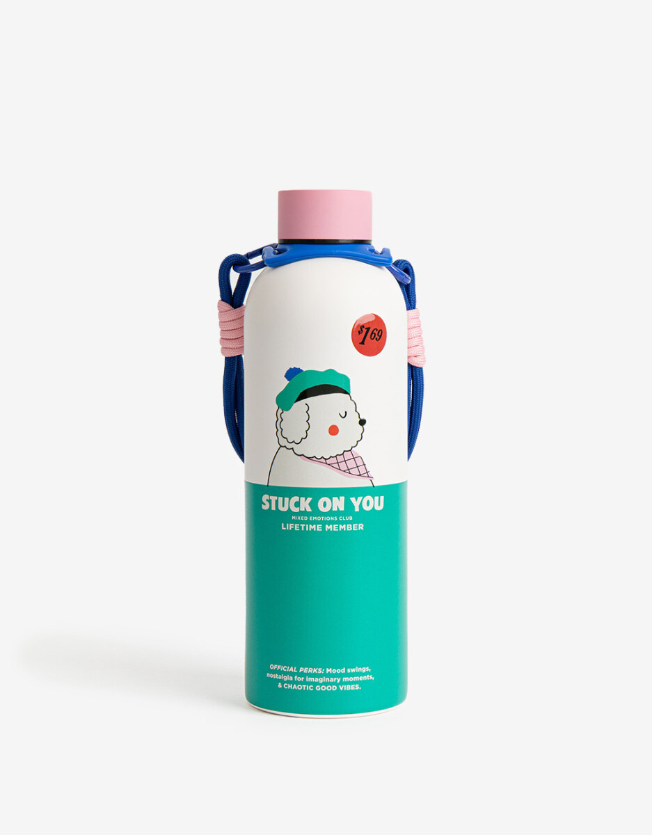 Botella Metálica Estampada 