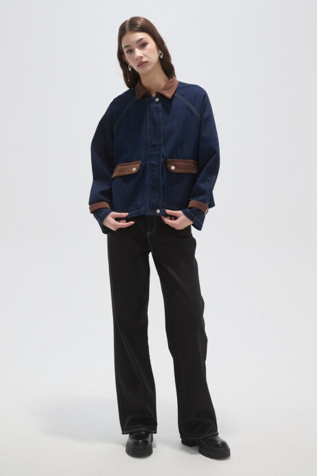 Campera Cozi Azul Oscuro