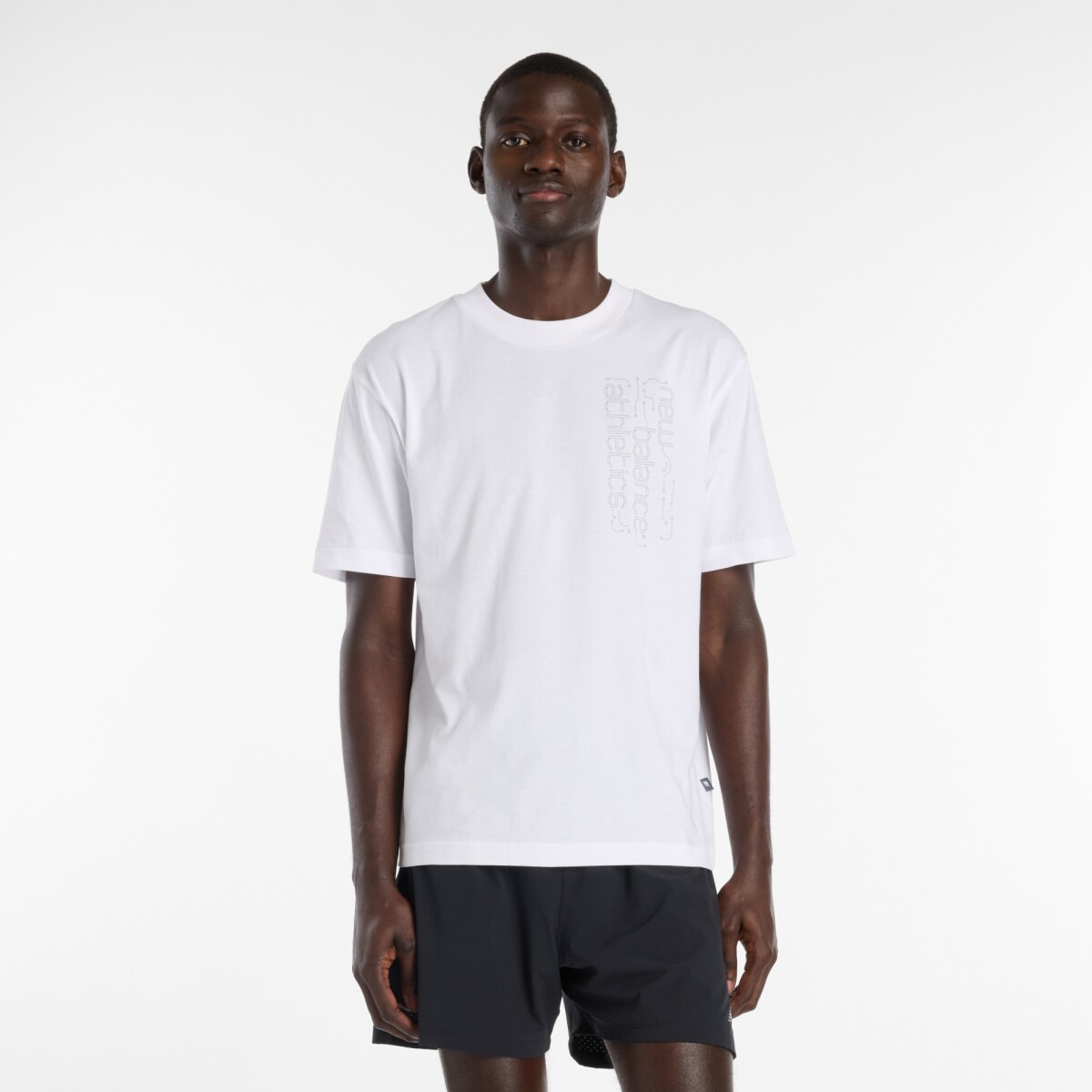 Remera Nwe Balance de Hombre - - MT6105FKWT - WHITE 