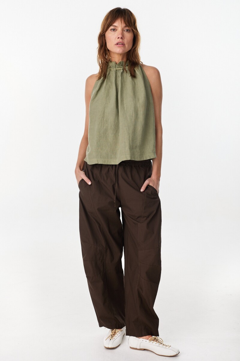 Blusa Ondas Verde Oliva
