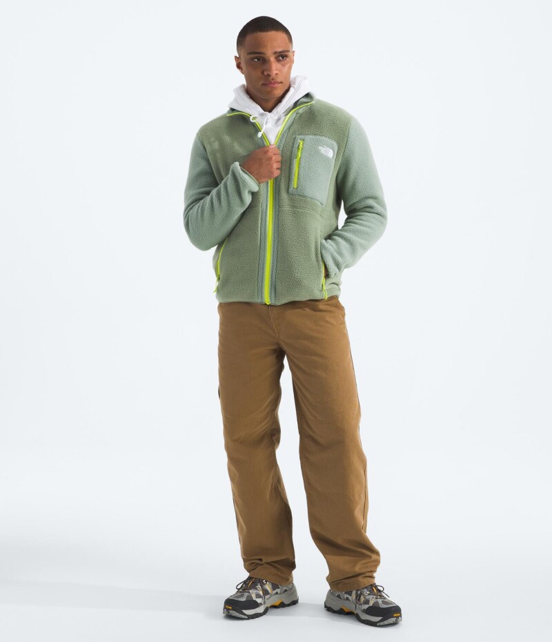 campera Polar Yumiori Full-Zip Bark Mist/slate Moss/fi