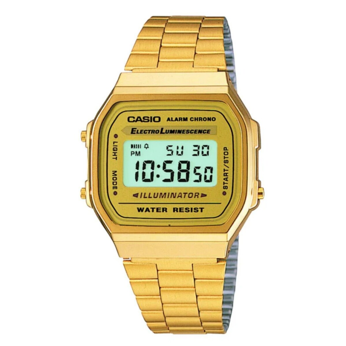 Reloj Casio Retro A168WG-9WDF unisex dorado - Dorado 