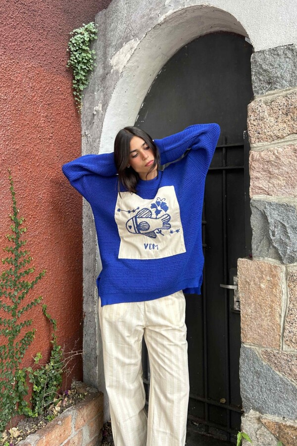 Sweater Pez Azul