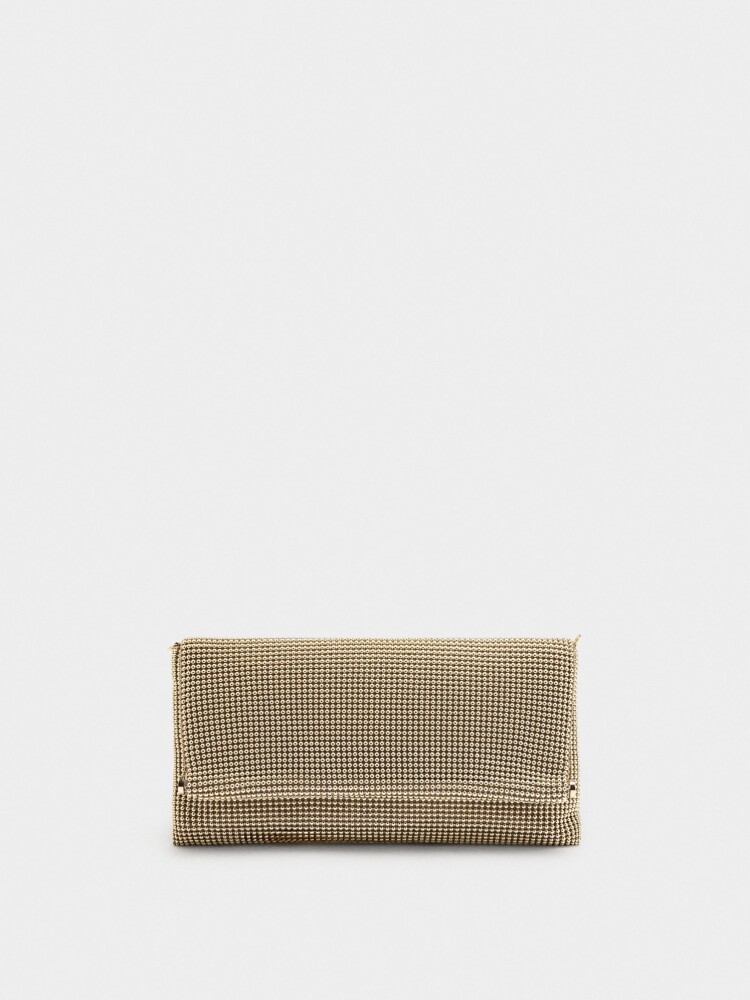 Bolso De Fiesta Tipo Sobre dorado