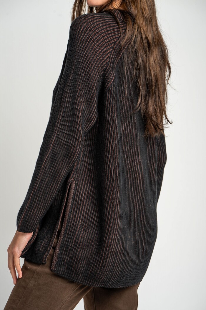 Sweater Texturado Negro