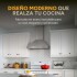 Campana De Cocina Extractor Goldtech 60cm Inoxidable Luz Variante Color Plateado