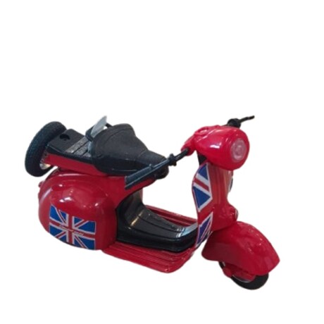 Motos a escala pull back con luz rojo