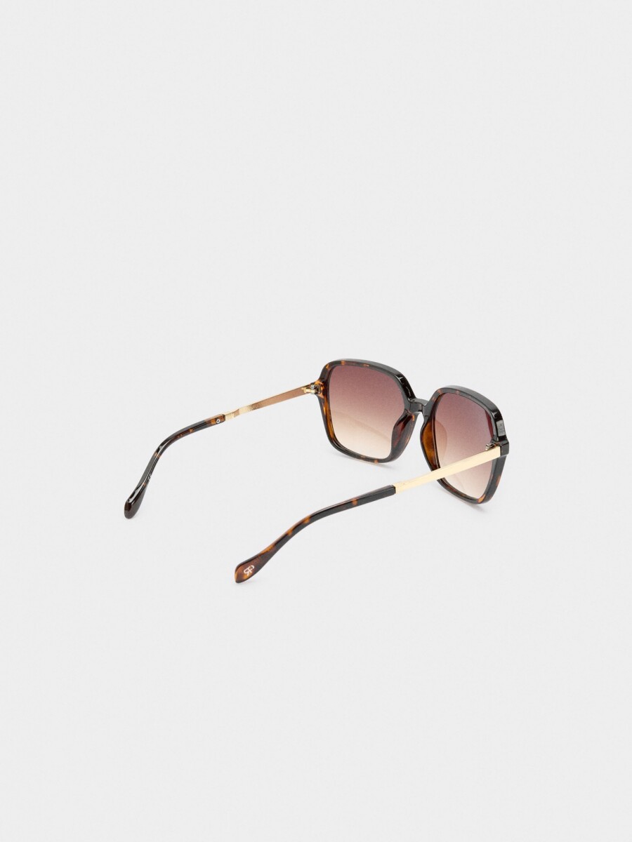 Gafas De Sol Cuadradas marron