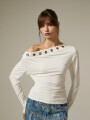 Remera Rivra Marfil / Off White