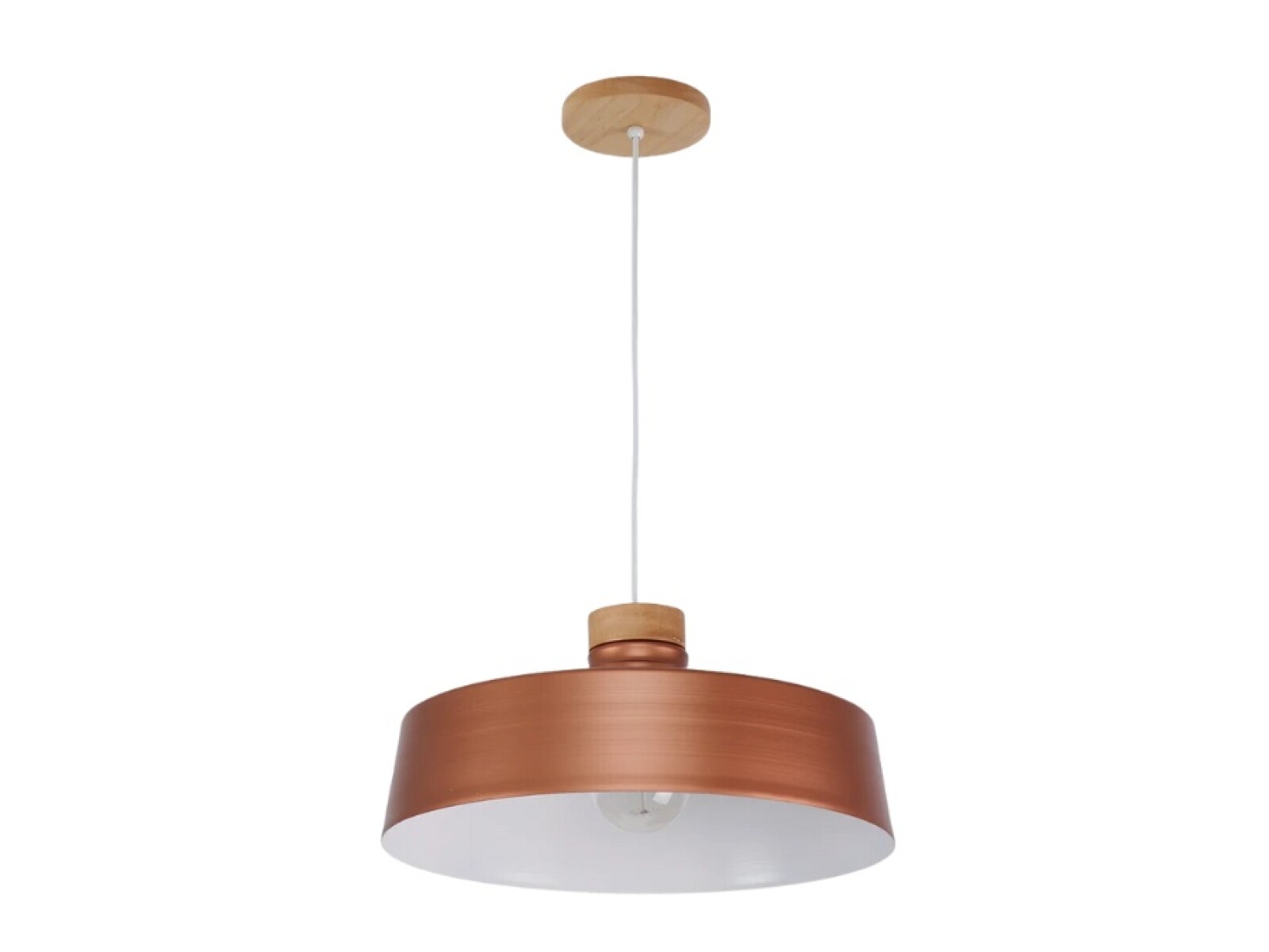 COLGANTE 1L E27 VIBRANCE COBRE D45,5CM 