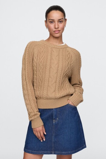 Buzo Algodón Ochos Mujer Camel Hair