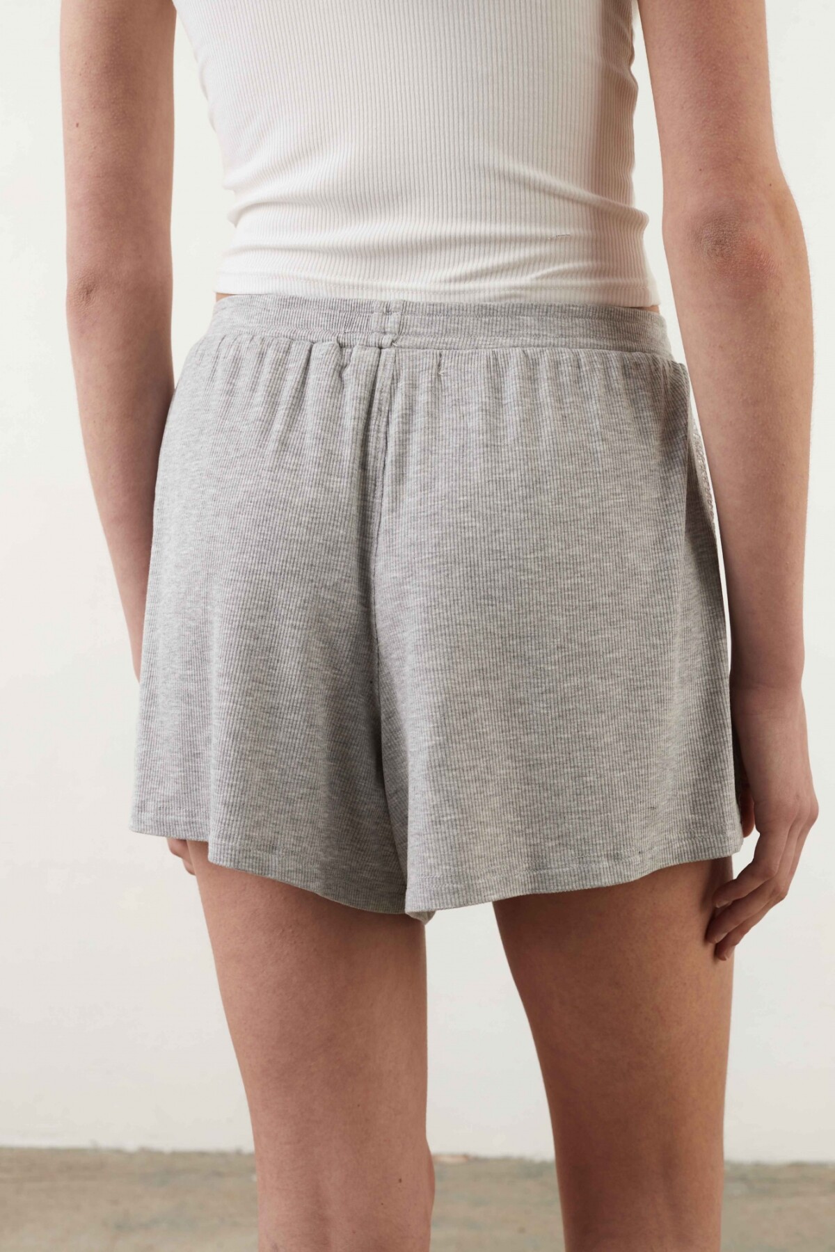 Short Ágata Gris Melange