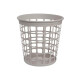 Cesto redondo calado 9 lts GRIS