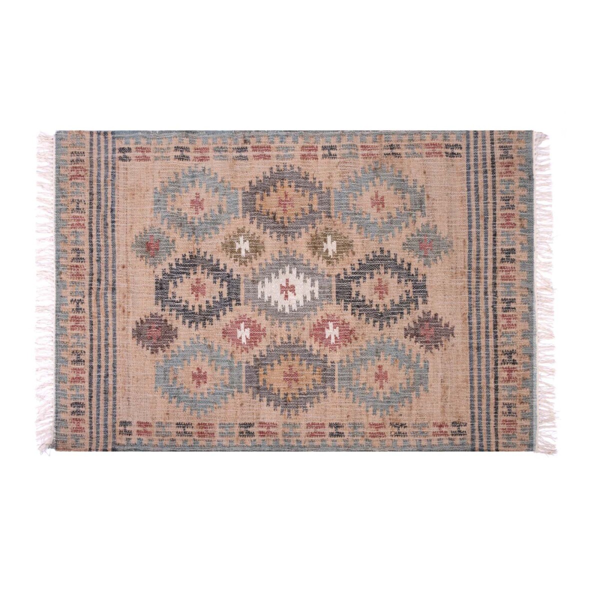 ALFOMBRA - YUTE MULTICOLOR JULIETA 