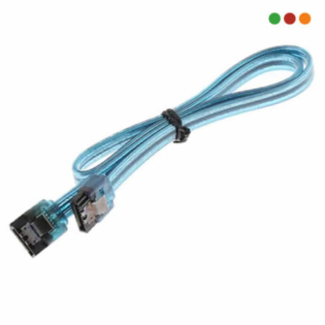 Cable SATA 3,0 / 6 Gbps / 0,5 mts / c/tranca | Anbyte Cable Sata 3,0 / 6 Gbps / 0,5 Mts / C/tranca | Anbyte