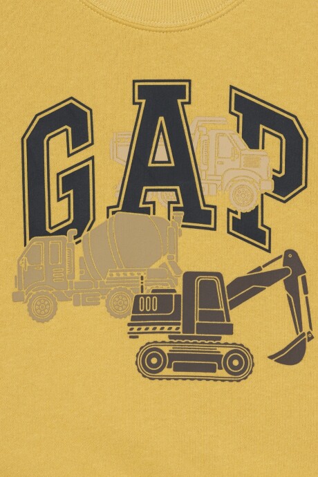 Buzo Deportivo Logo Gap Toddler Niño French Almond