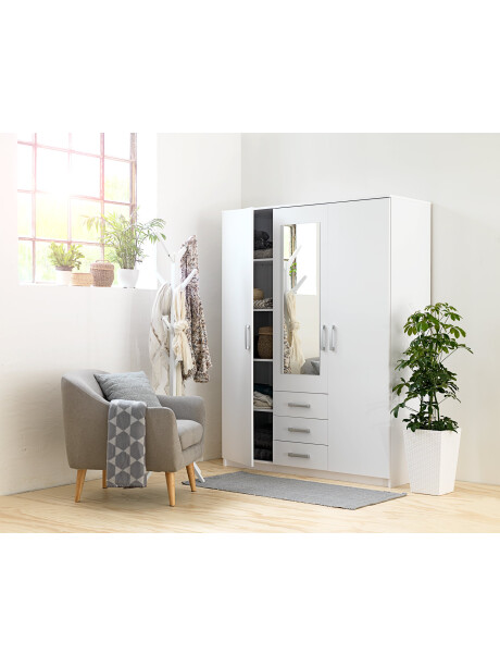 Armario VELLERUP 151x200 combi blanco Armario VELLERUP 151x200 combi blanco