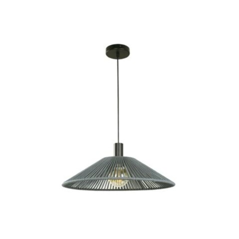 COLGANTE 1L JADE E27 NEGRO Y GRIS DIAMETRO 50CM COLGANTE 1L JADE E27 NEGRO Y GRIS DIAMETRO 50CM