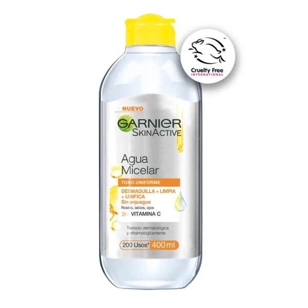 Agua Micelar Garnier Vitamina C 400ml Agua Micelar Garnier Vitamina C 400ml