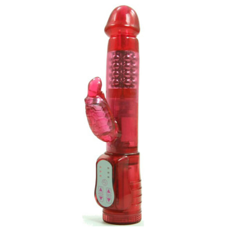 Vibrador Rotador Golden Triangle Lil Darlins Turtle Rojo