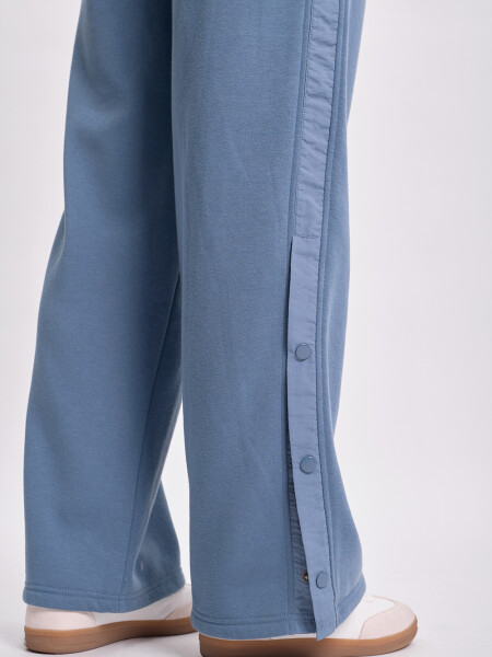 Pantalón deportivo efecto lavado Azul