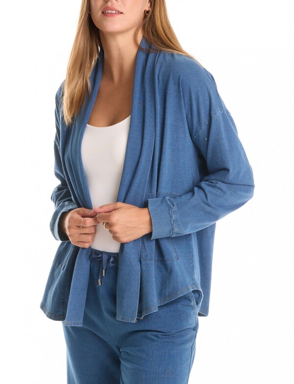 Cardigan Denim Abierto JEAN