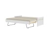 Cama Marinera Double Madera Maciza Blanco