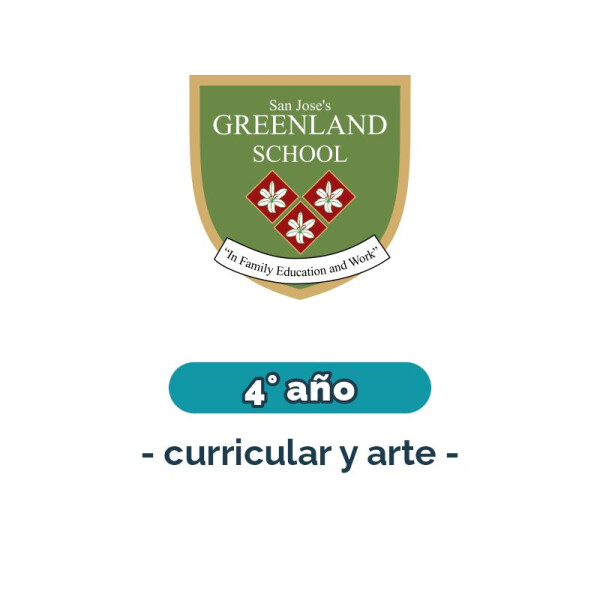 Lista de materiales - Primaria 4° año curricular y arte - Greenland Única
