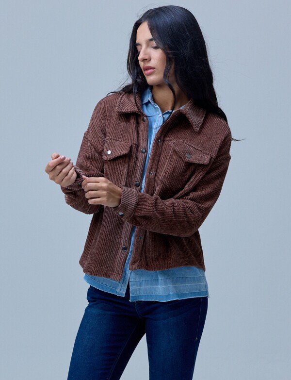 Camperita Corderoy MARRON