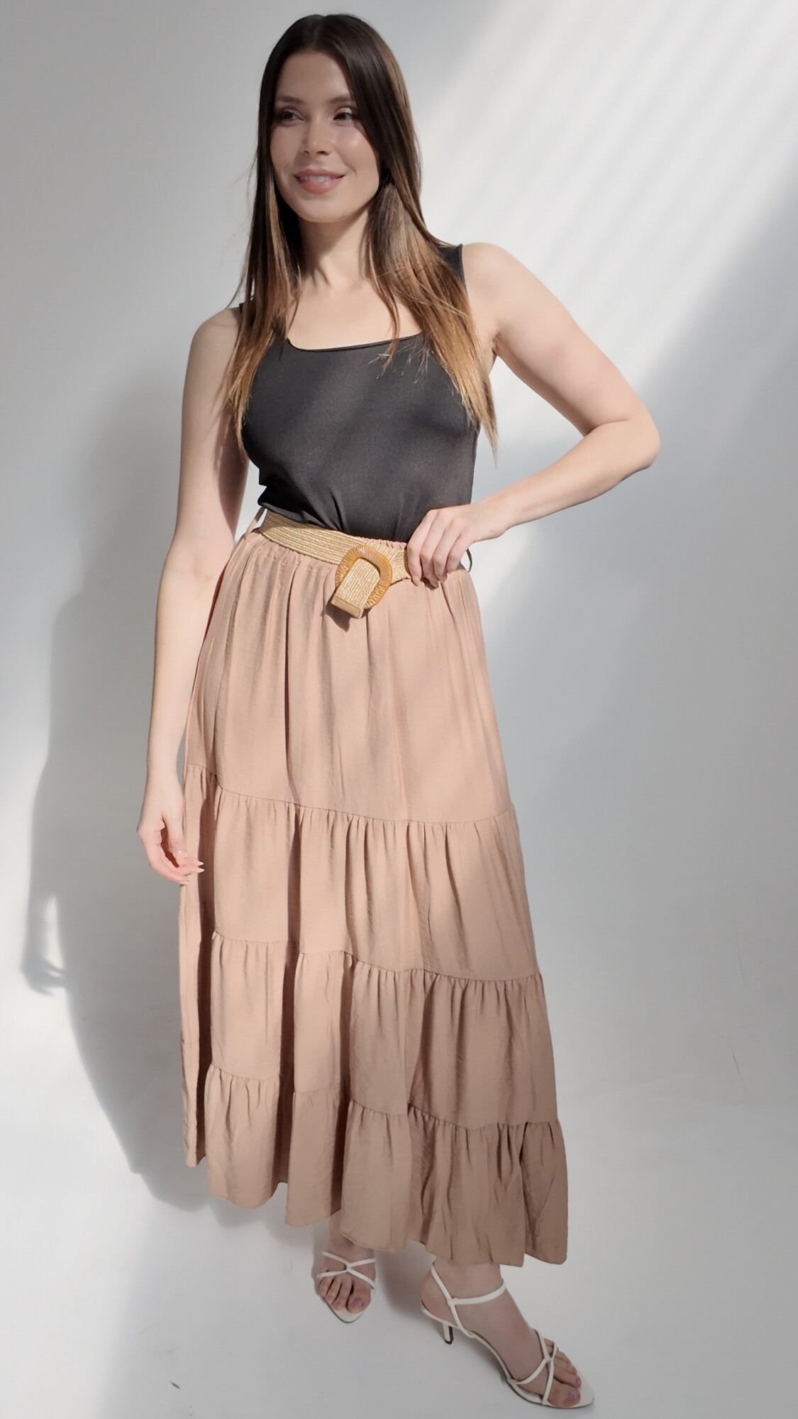 Falda Nataly Marrón