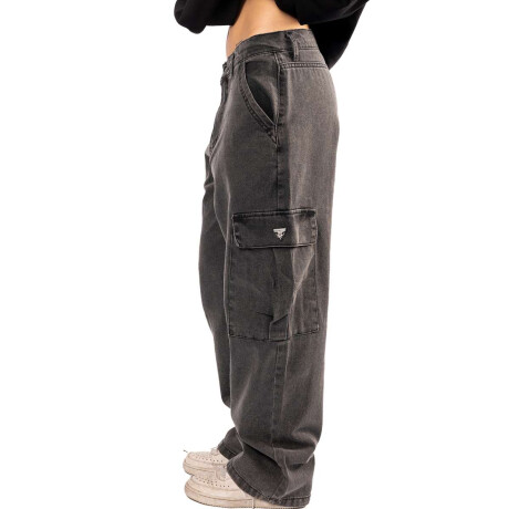 Pantalón Jean Tiffosi Cargo de Hombre Negro