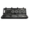 Set De Mancuernas Y Barra Gris Con Valija Athletic 30Kg Negro