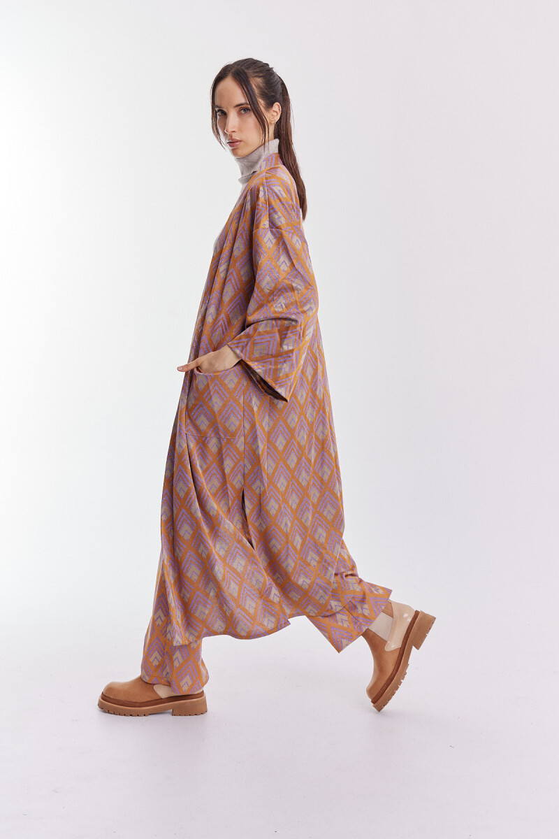 Kimono Frambuesa Dorado