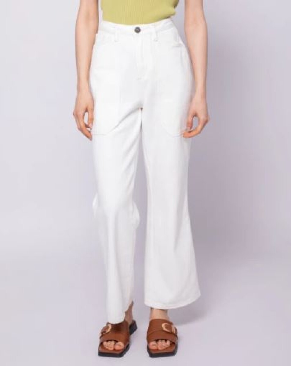 PANTALON ALLIE VANITY - BLANCO 