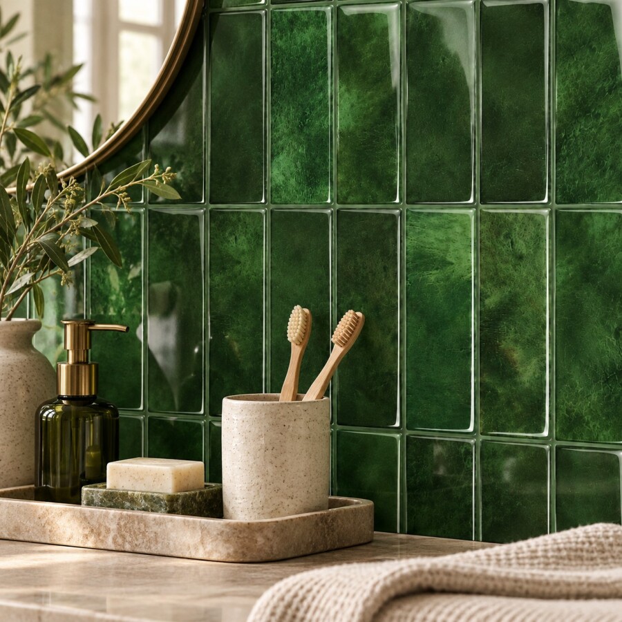 Azulejos Adhesivos Verdes Azulejos Adhesivos Verdes