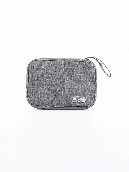 ORGANIZADOR DE CABLES GRIS