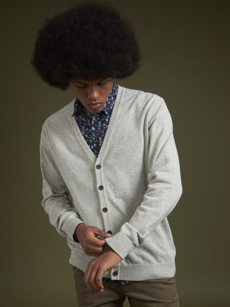 SWEATER KAIDU GRIS CLARO