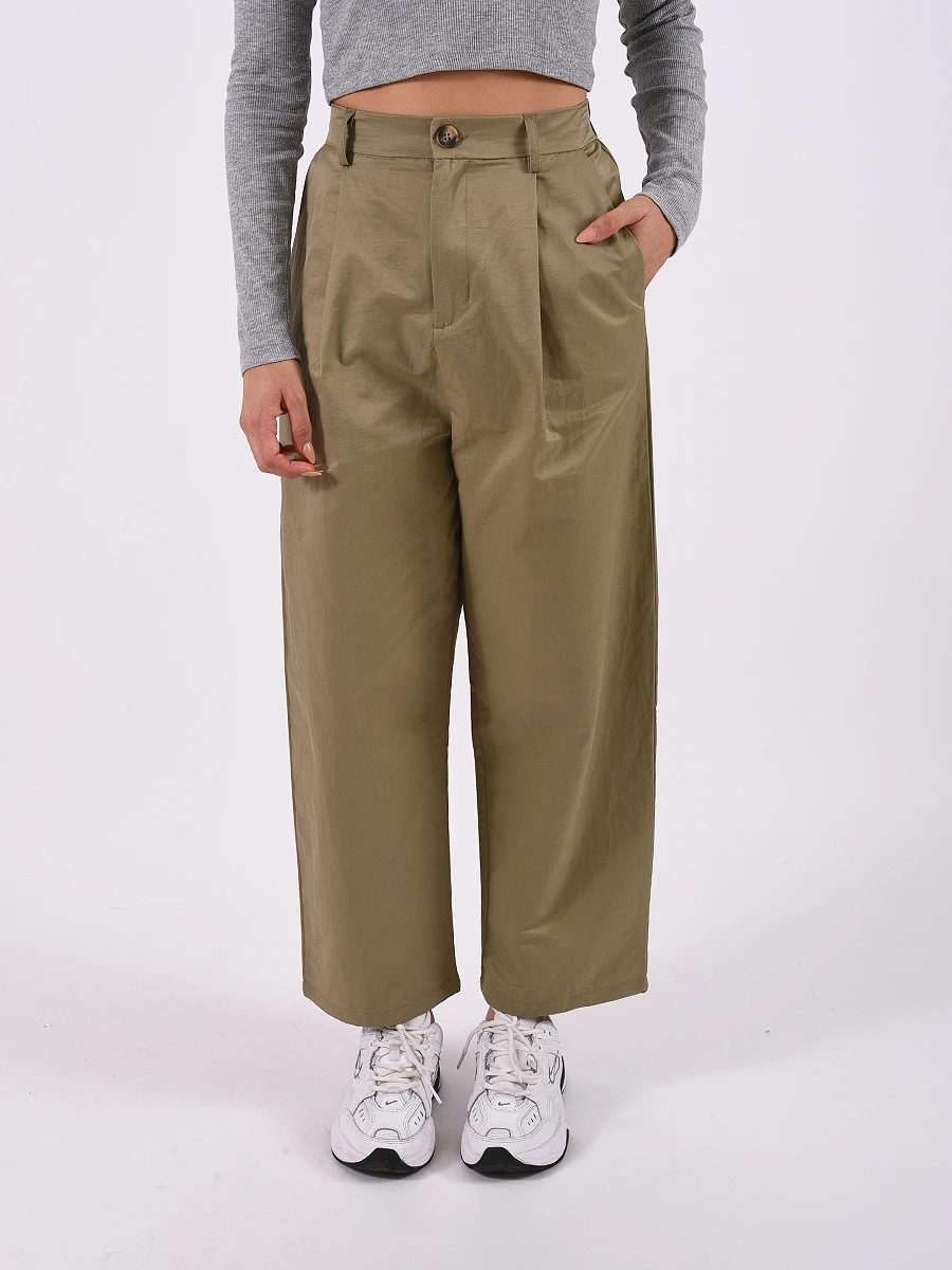 PANTALON CAROLINA - OLIVA 