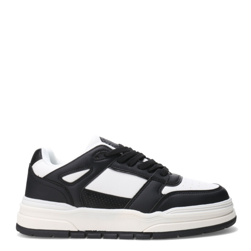 Championes de Hombre Push MANGIARI acordonado Blanco Serpiente - Negro