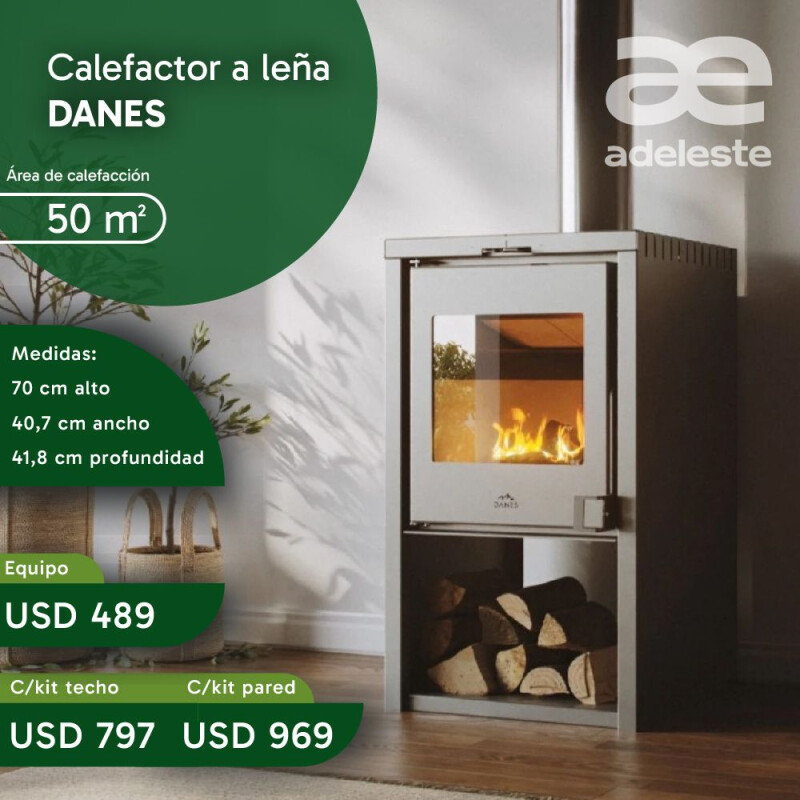 Calefactor Danes Neo40 Eko Varmo Calefactor Danes Neo40 Eko Varmo