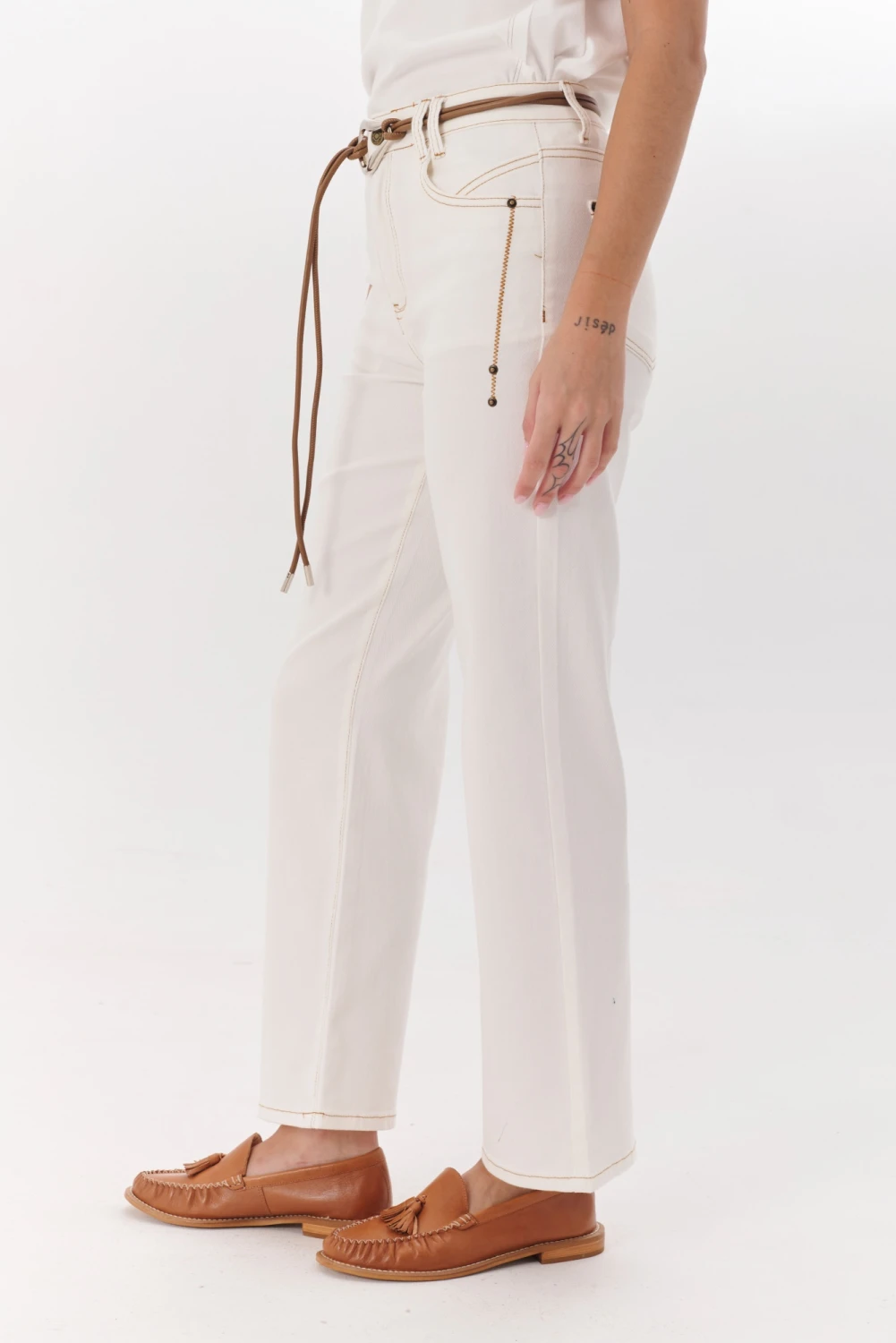 PANTALON NASH blanco 6