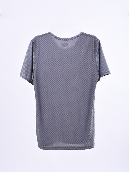 REMERA FITNESS GRIS OSCURO